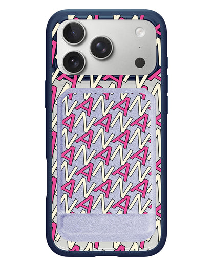 iPhone Magnetic Multifold Wallet - Initial Monogram 6.0