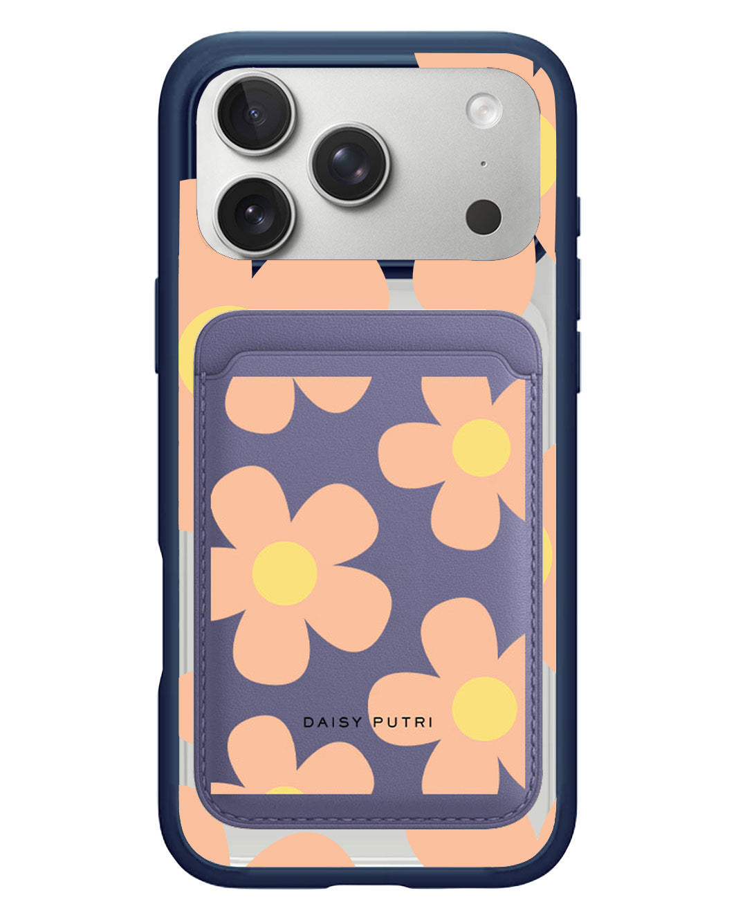 iPhone Magnetic Wallet Case - Daisy Love