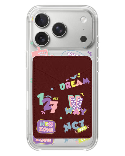 iPhone Phone Wallet Case - NCT Sticker Pack
