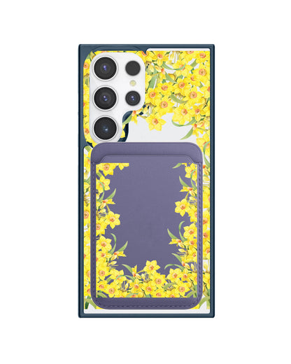 Android Magnetic Wallet Case - March Daffodil