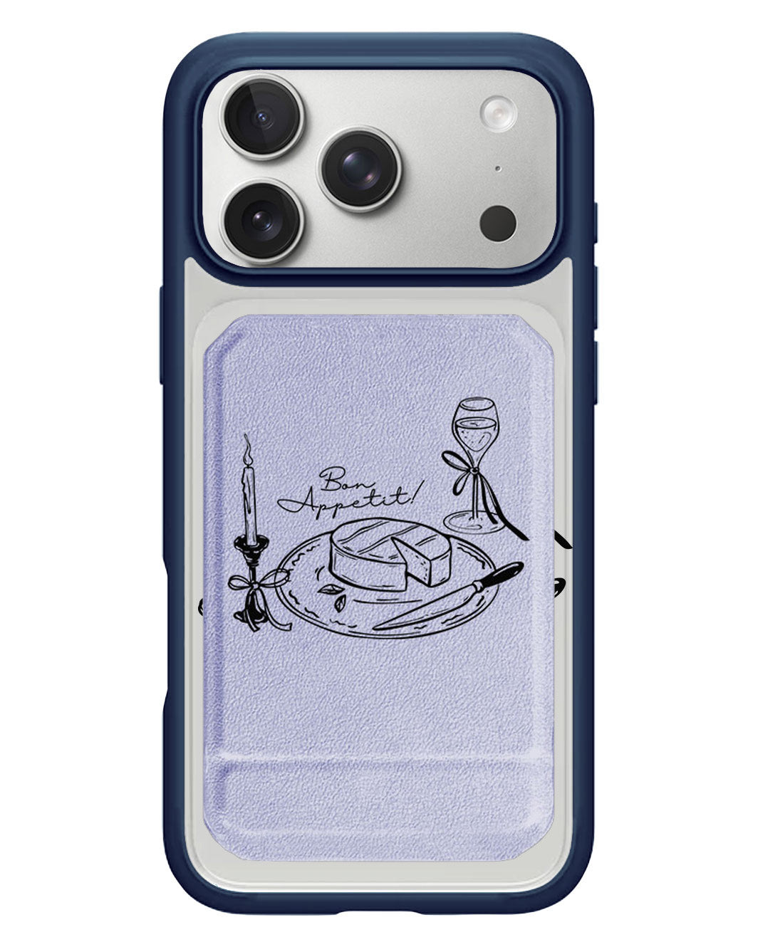 iPhone Magnetic Multifold Wallet - Bon Appetit