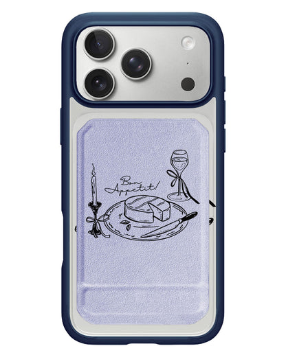 iPhone Magnetic Multifold Wallet - Bon Appetit
