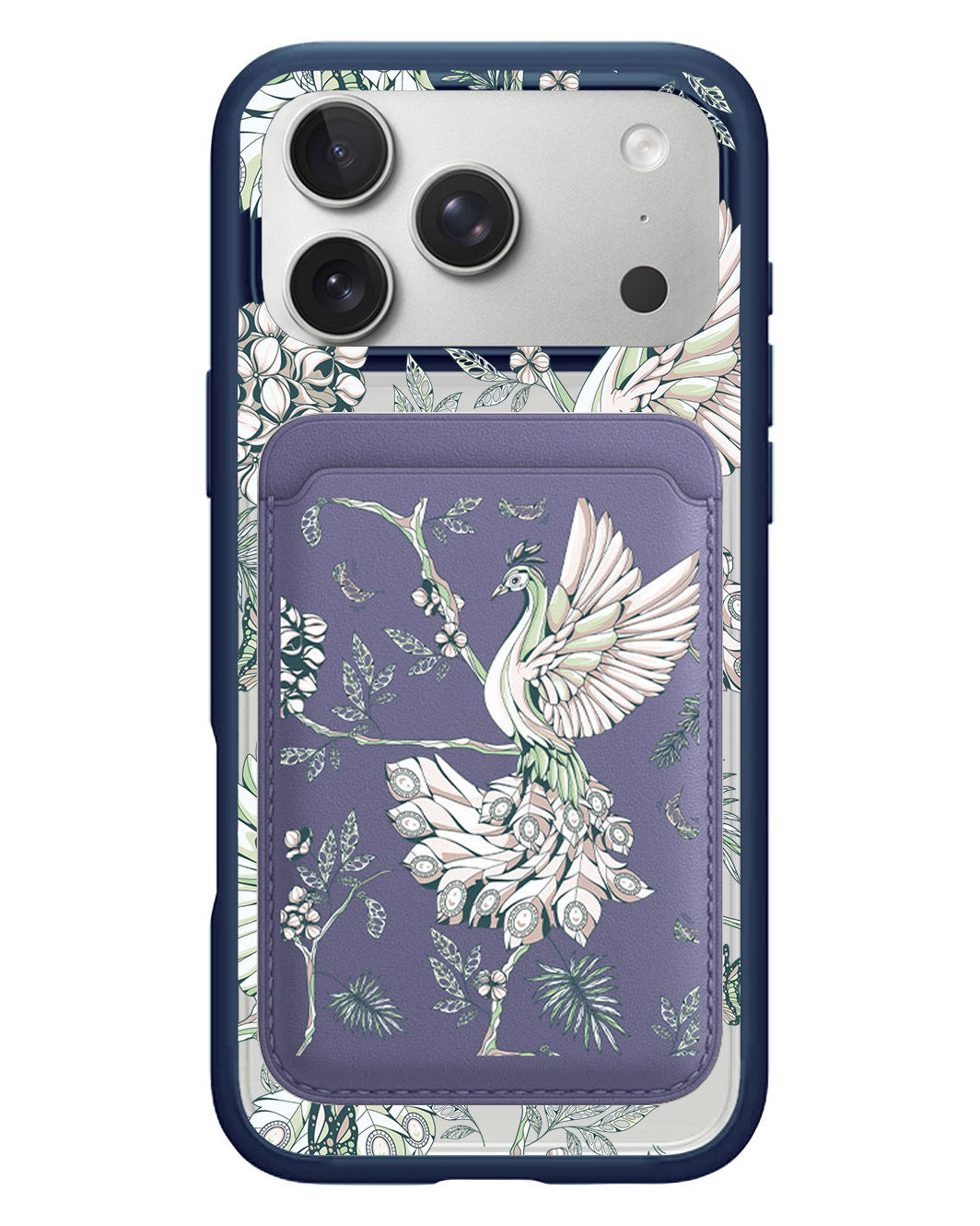iPhone Magnetic Wallet Case - Peacock 4.0