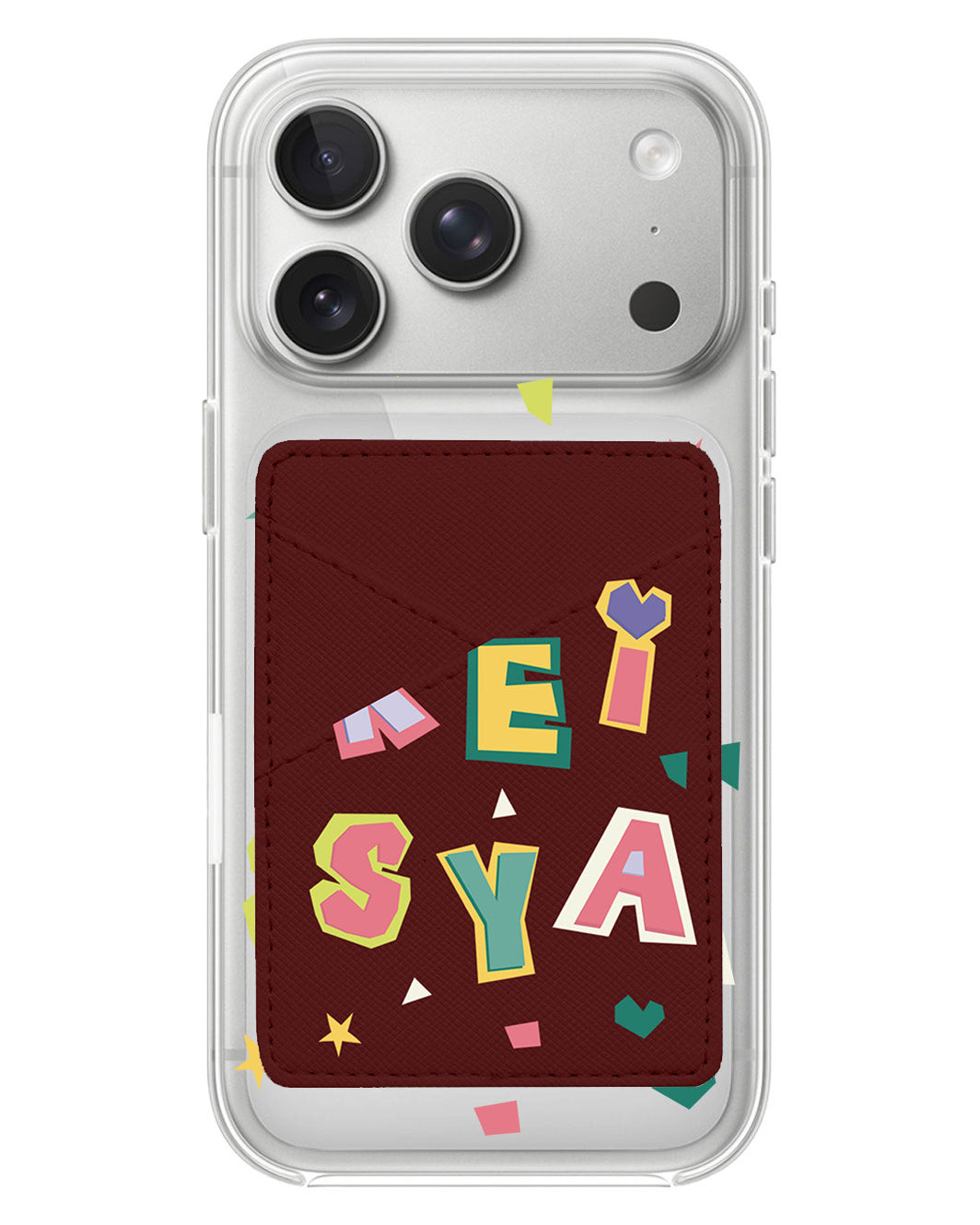 iPhone Phone Wallet Case - Adorable Monogram 4.0