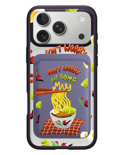 iPhone Magnetic Wallet Case - Go Eat Some Mie