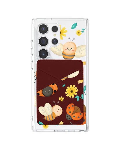 Android Phone Wallet Case - Lady Bug & Bee