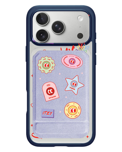 iPhone Magnetic Multifold Wallet - Itzy Sticker Pack
