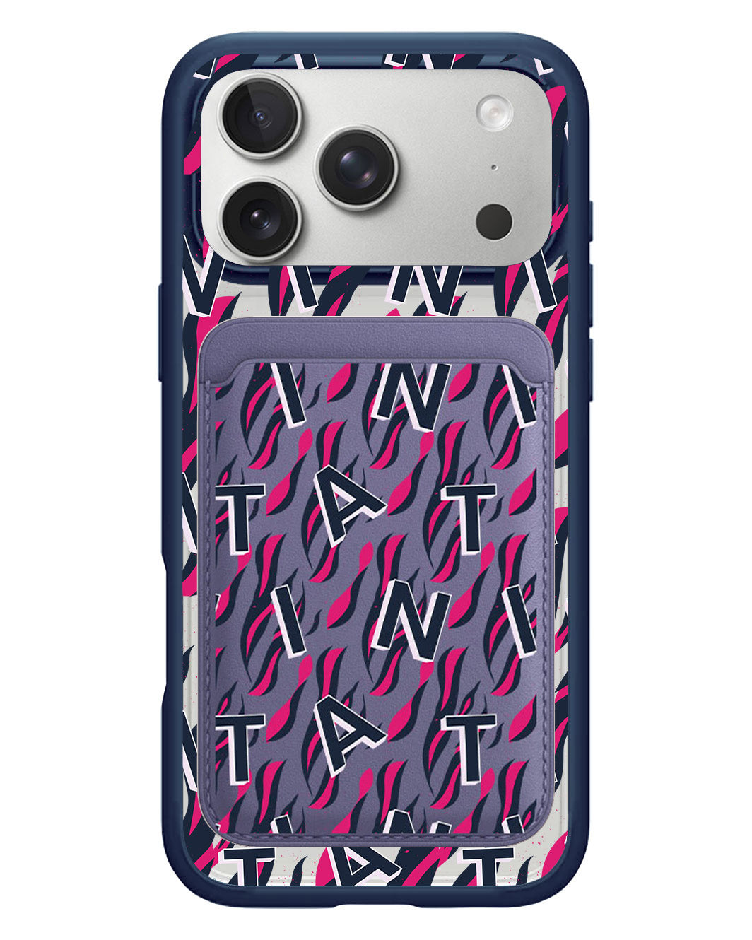 iPhone Magnetic Wallet Case - Tiger Monogram 2.0