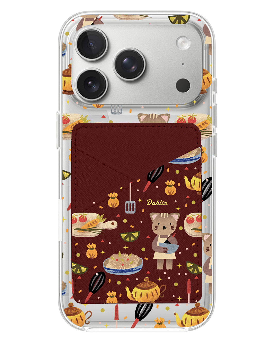iPhone Phone Wallet Case - Cooking Cat
