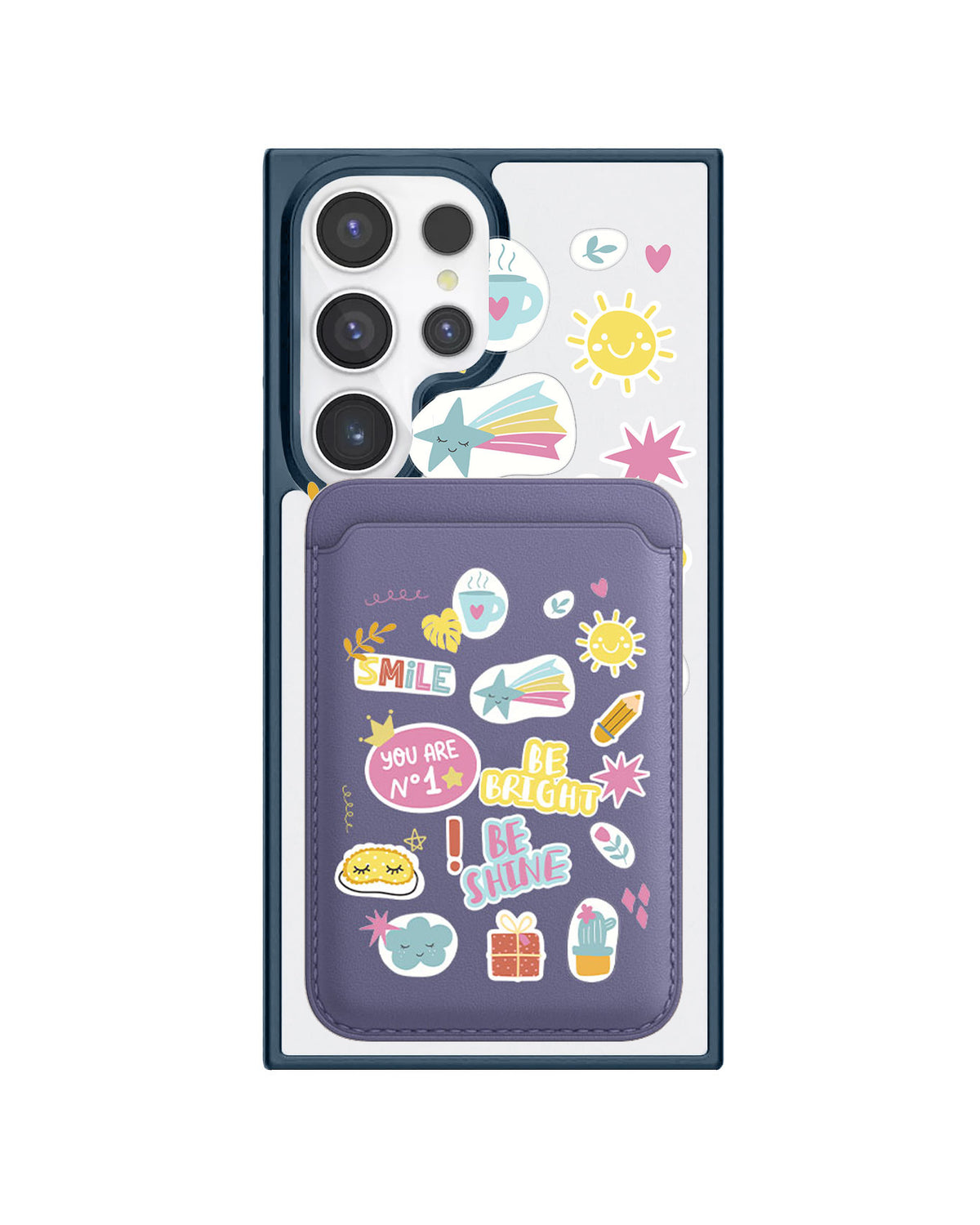 Android Magnetic Wallet Case - Self Love Sticker Pack 3.0