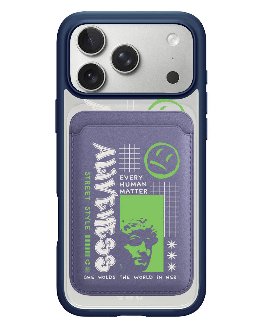 iPhone Magnetic Wallet Case - Alive