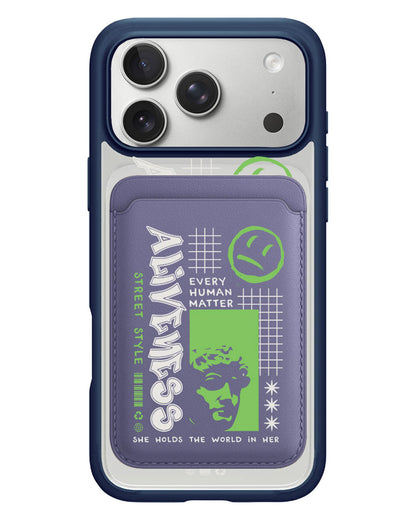 iPhone Magnetic Wallet Case - Alive
