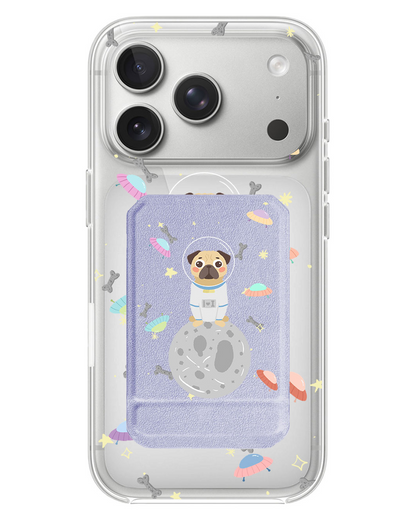 iPhone Magnetic Multifold Wallet - Pugstronaut