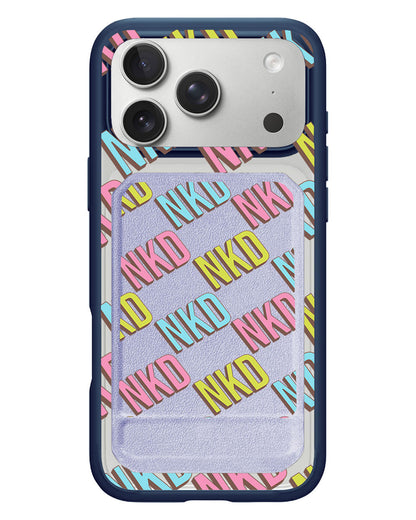 iPhone Magnetic Multifold Wallet - Diagonal Initial Monogram 3.0