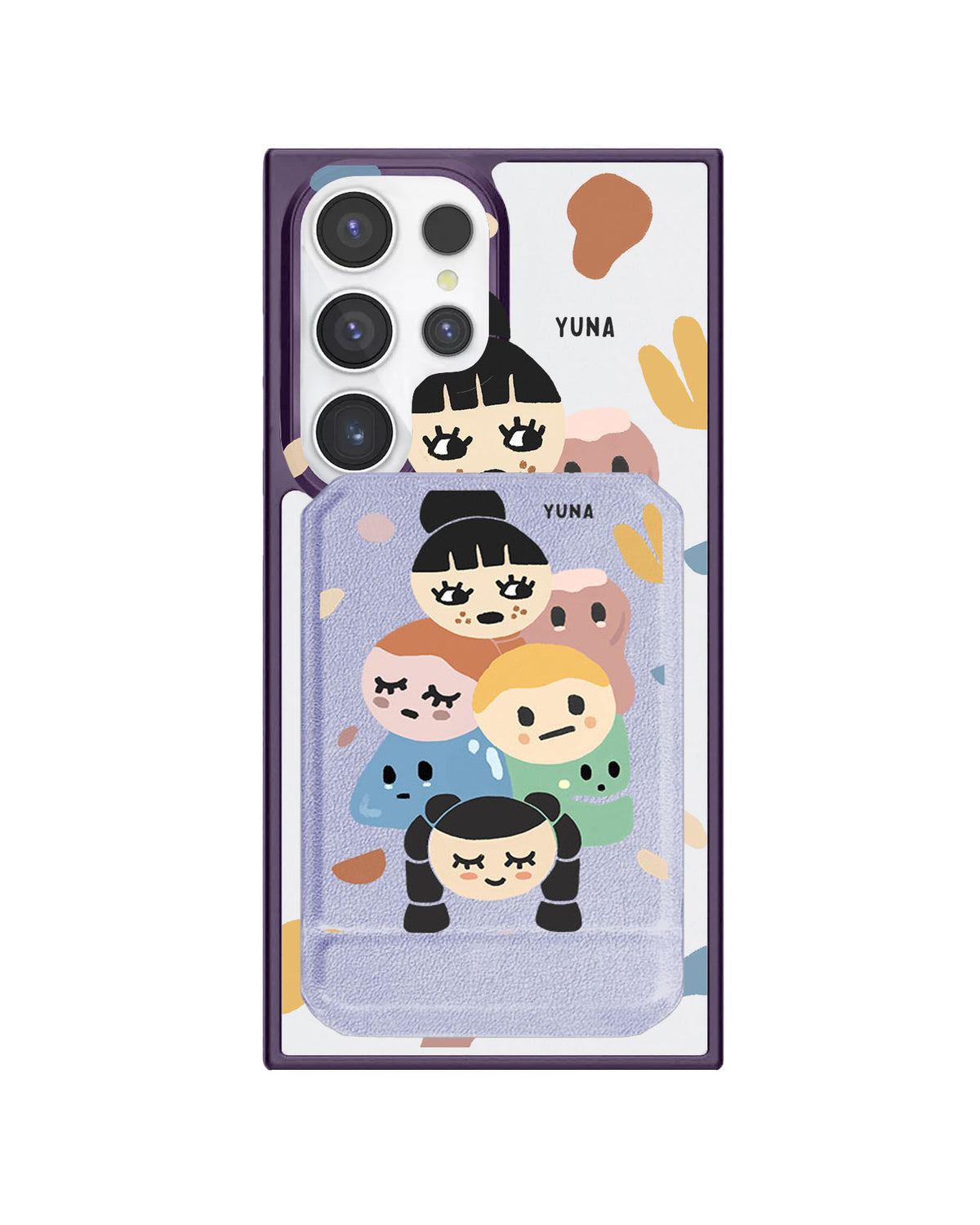 Android Magnetic Multifold Wallet - Doodle 1.0