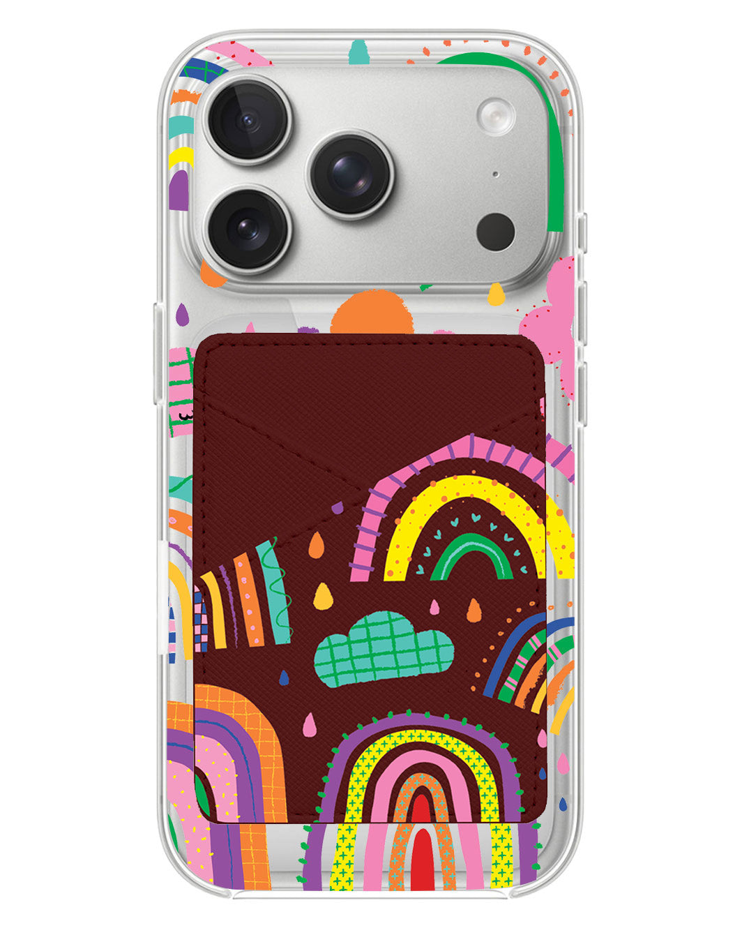 iPhone Phone Wallet Case - Rainbow