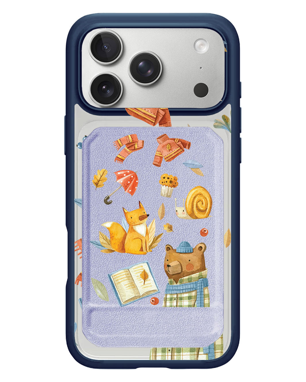 iPhone Magnetic Multifold Wallet - Bear & Fox
