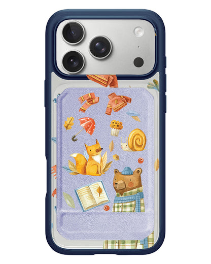 iPhone Magnetic Multifold Wallet - Bear & Fox