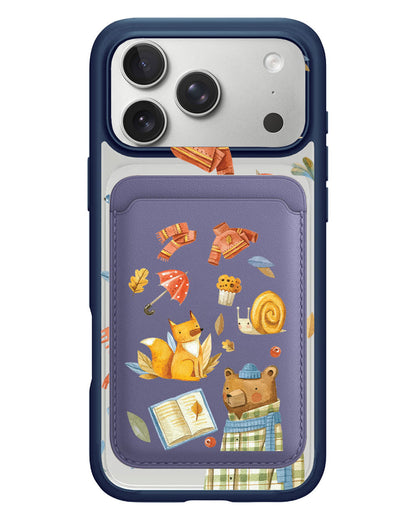 iPhone Magnetic Wallet Case - Bear & Fox