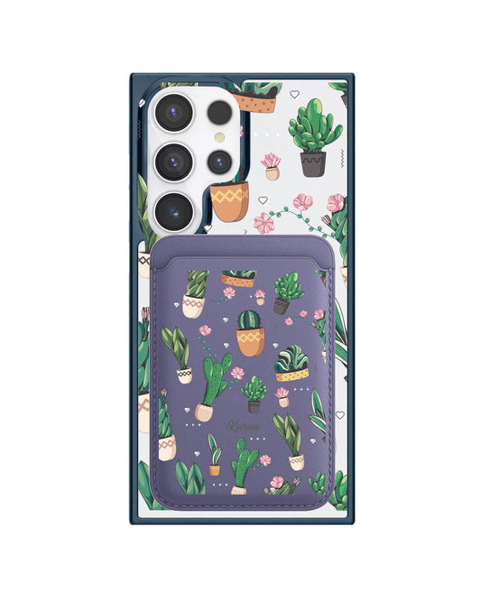 Android Magnetic Wallet Case - Cactus 3.0