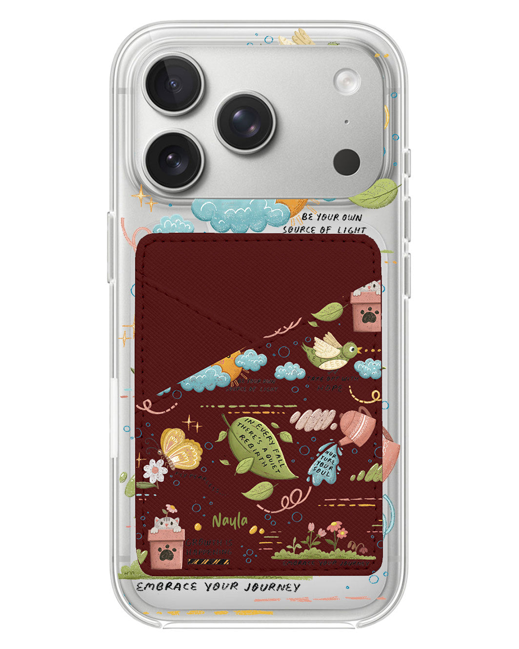 iPhone Phone Wallet Case - Growth