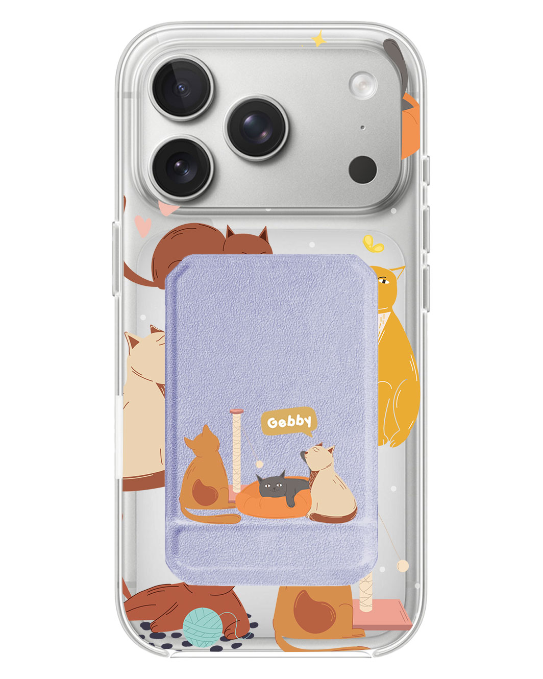 iPhone Magnetic Multifold Wallet - Playful Cat 1.0