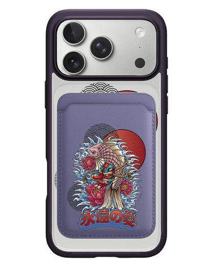 iPhone Magnetic Wallet Case - Oni Koi