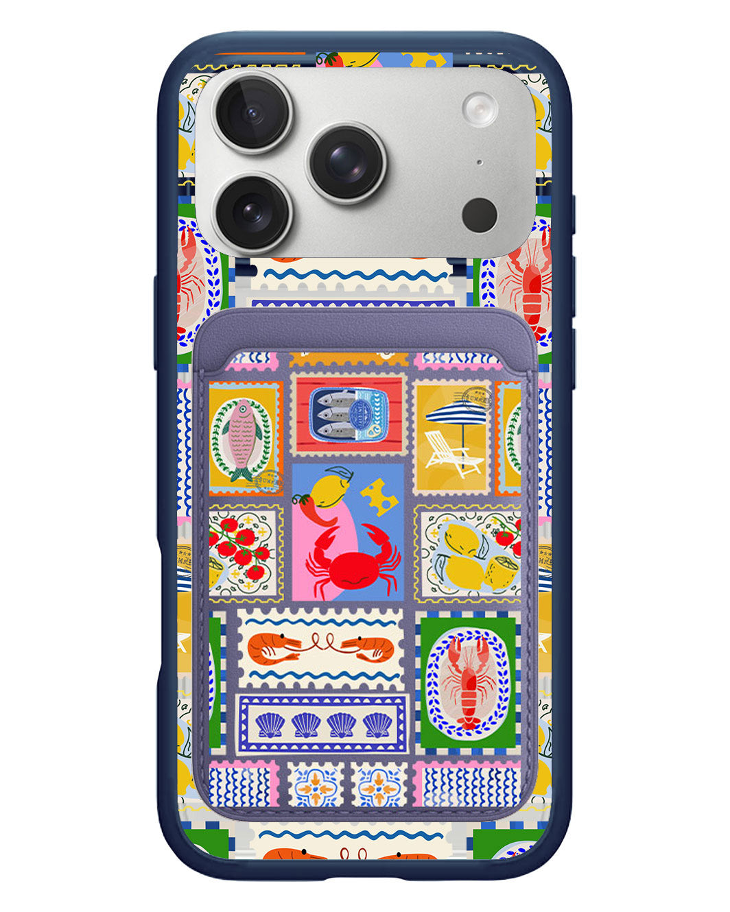 iPhone Magnetic Wallet Case - Seaside Opulence 1.0