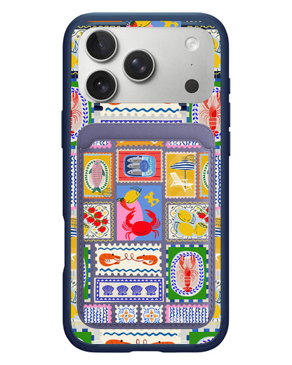 iPhone Magnetic Wallet Case - Seaside Opulence 1.0