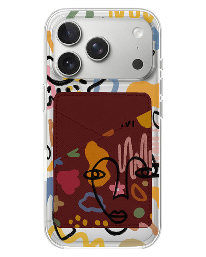 iPhone Phone Wallet Case - Abstract 4.0