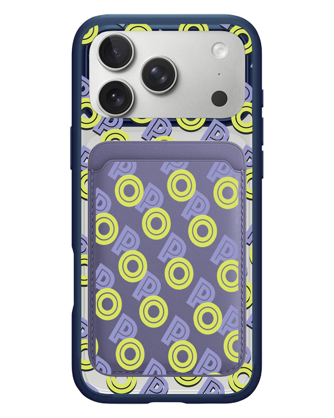 iPhone Magnetic Wallet Case - Initial Monogram 2.0