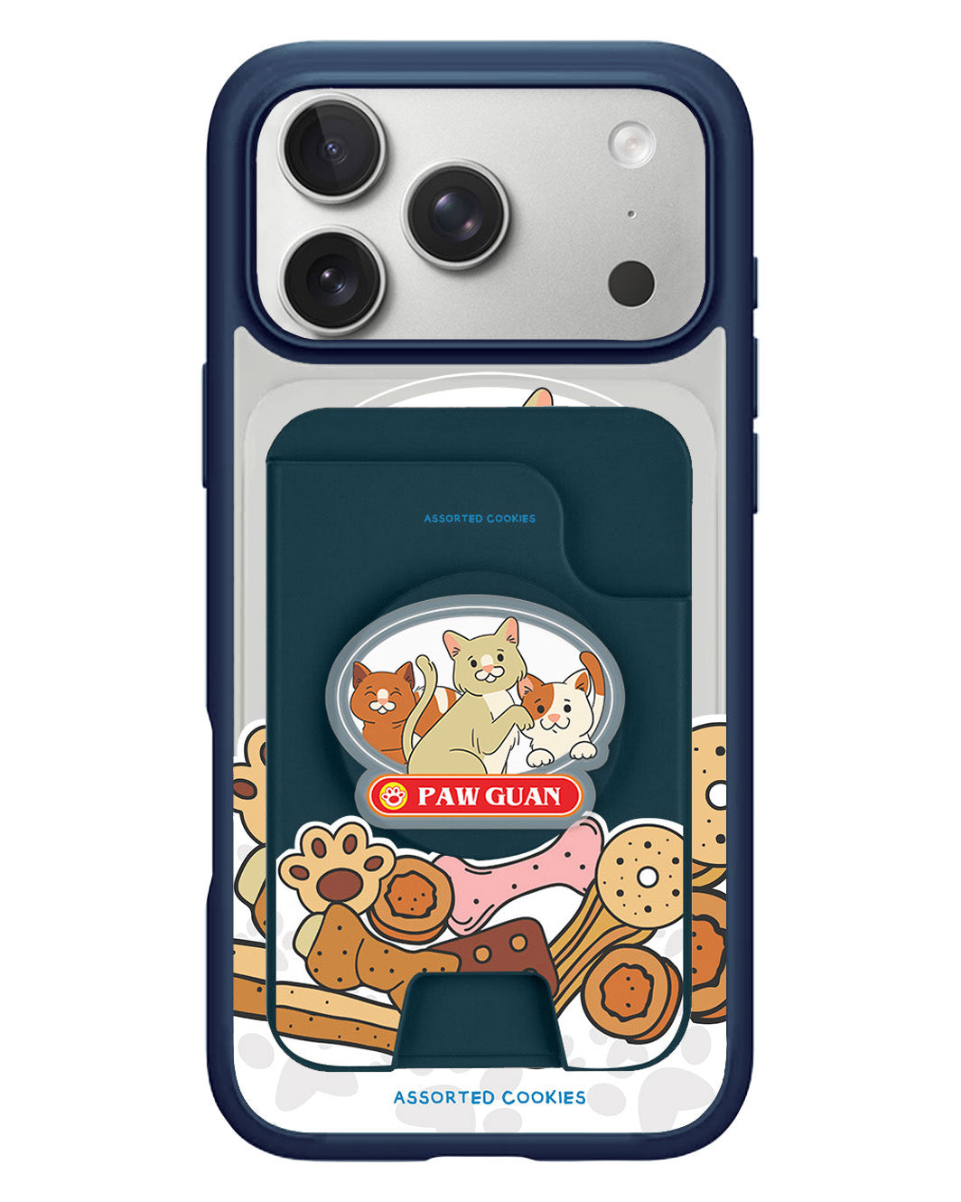 iPhone Magpop Wallet - Pawguan Cat