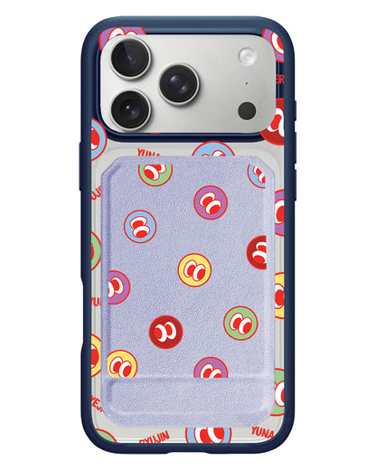 iPhone Magnetic Multifold Wallet - Itzy Monogram