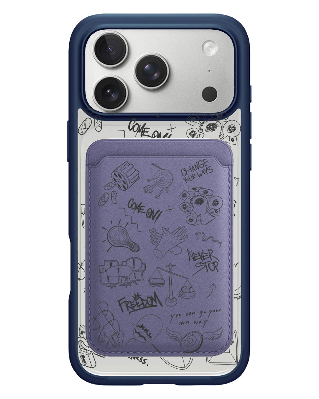 iPhone Magnetic Wallet Case - Freedom