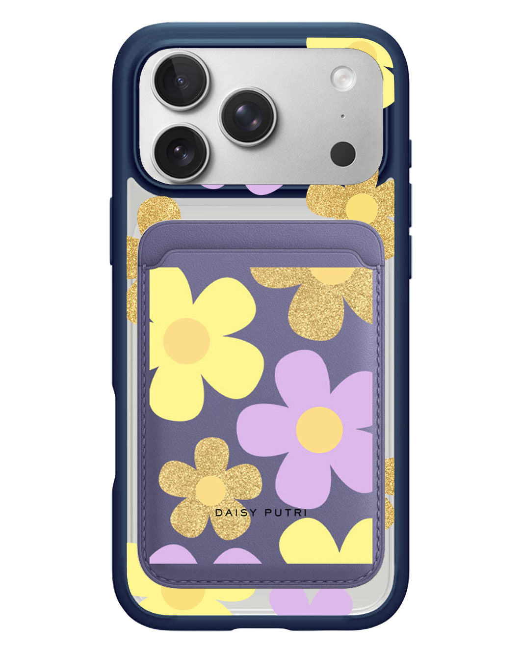 iPhone Magnetic Wallet Case - Daisy Twinkle