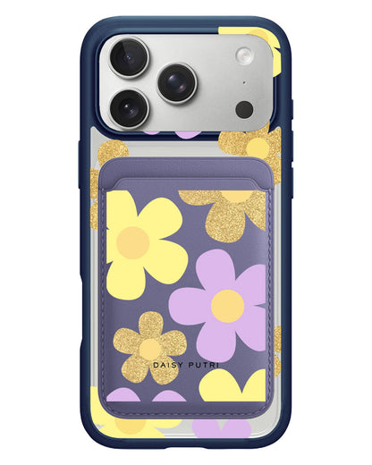 iPhone Magnetic Wallet Case - Daisy Twinkle