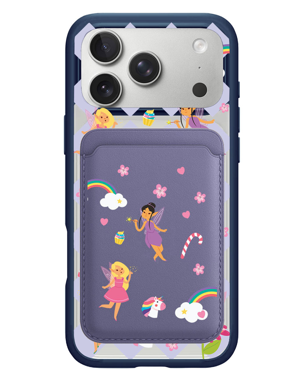 iPhone Magnetic Wallet Case - Tiny Fairy
