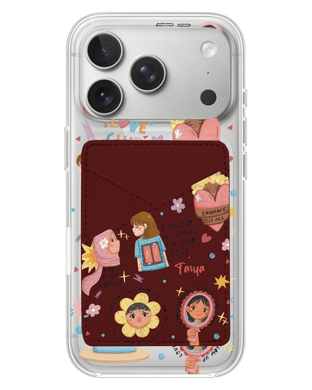 iPhone Phone Wallet Case - Self Love Club
