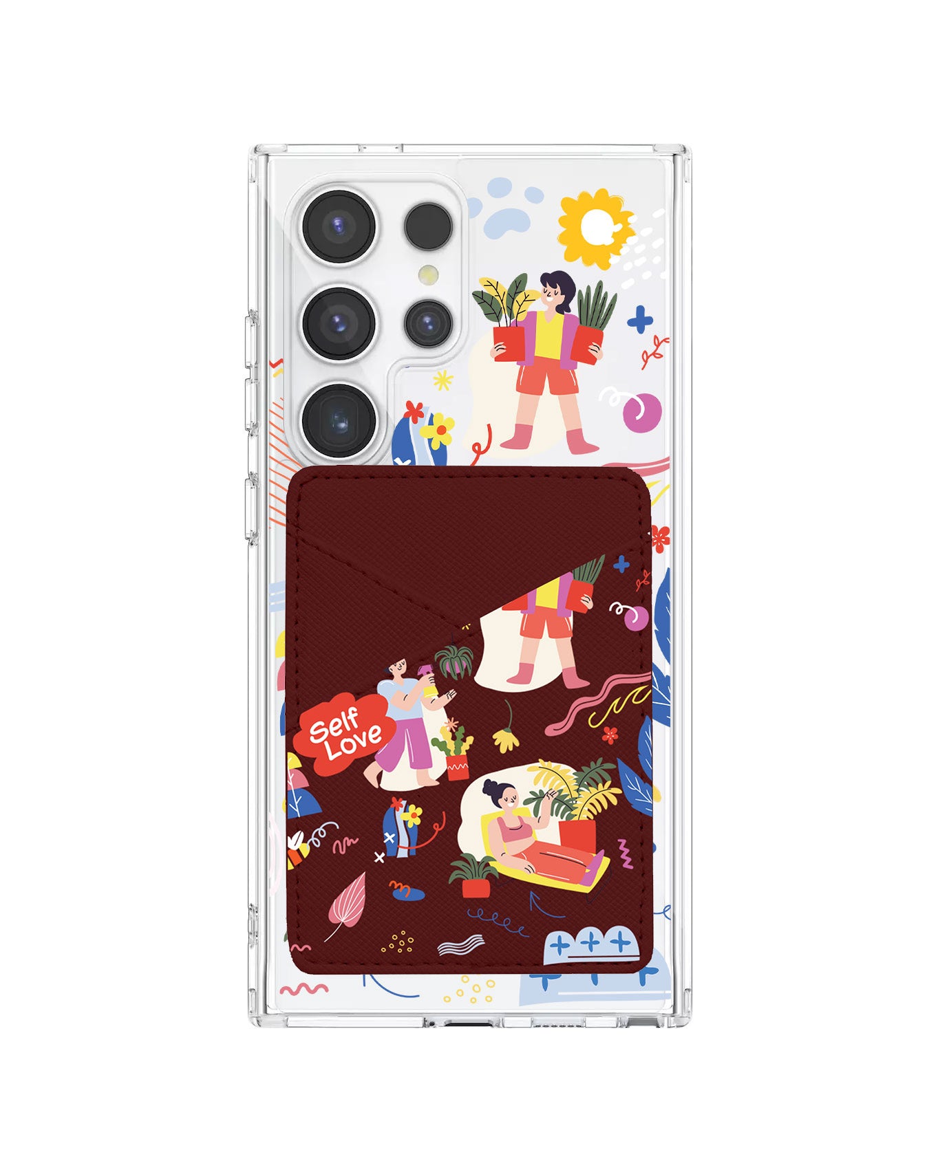Android Phone Wallet Case - Self Love Sticker pack 1.0