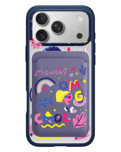 iPhone Magnetic Wallet Case - Monday, My Day