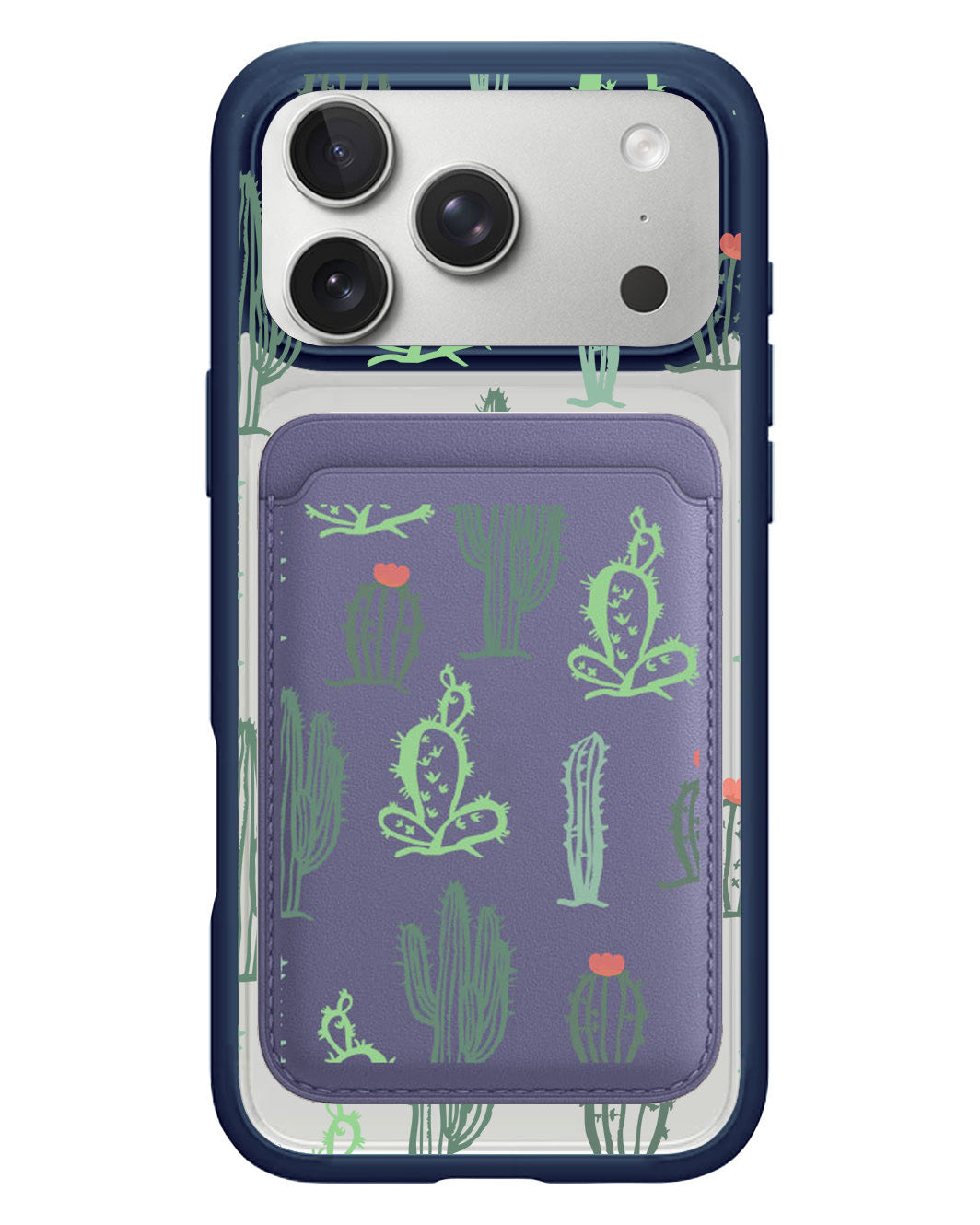 iPhone Magnetic Wallet Case - Cactus