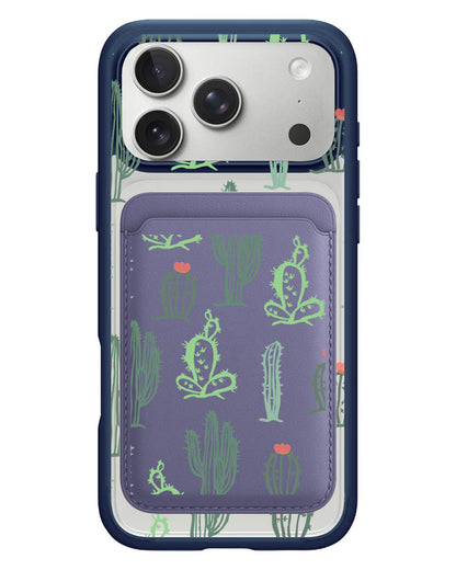 iPhone Magnetic Wallet Case - Cactus