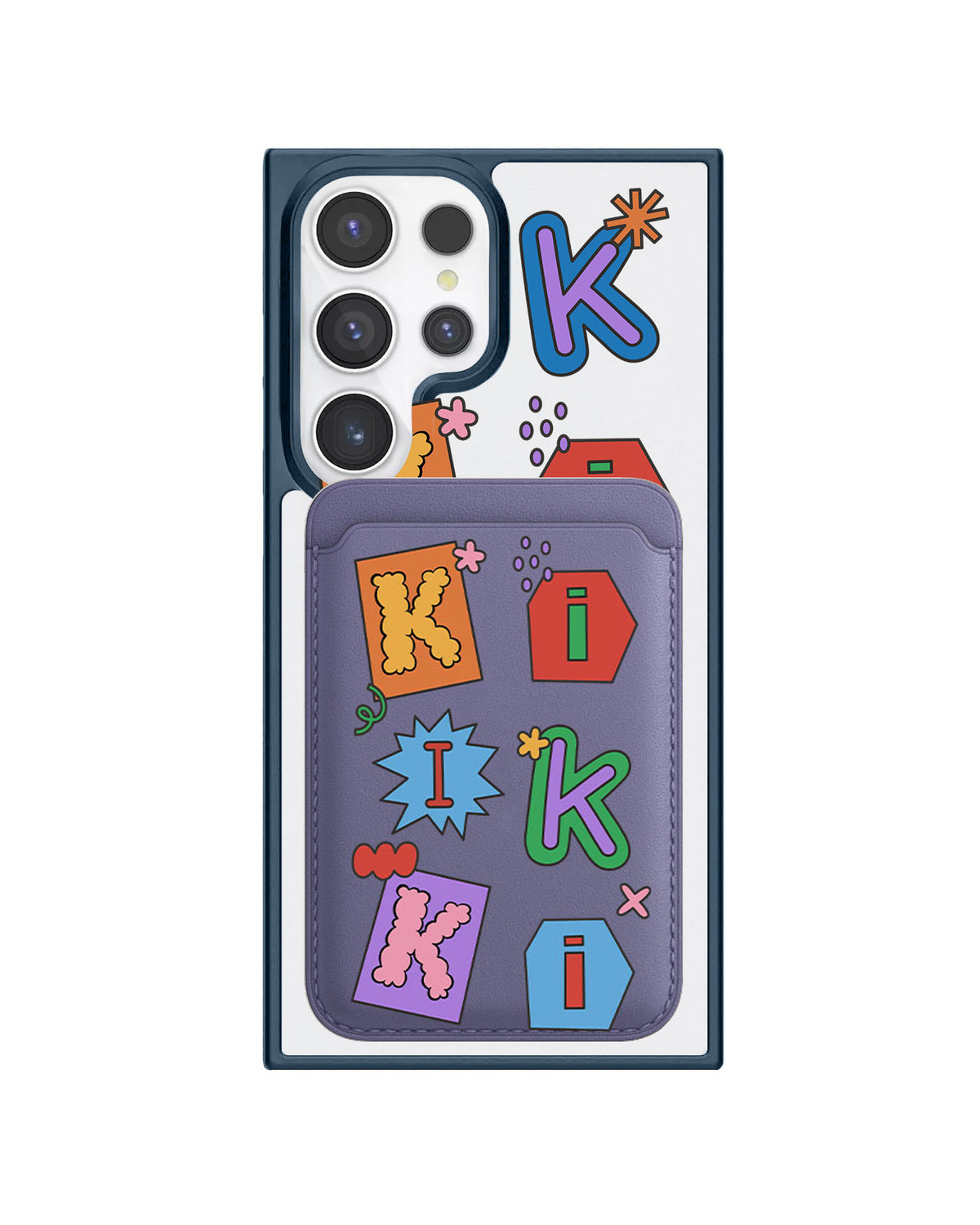 Android Magnetic Wallet Case - Adorable Monogram
