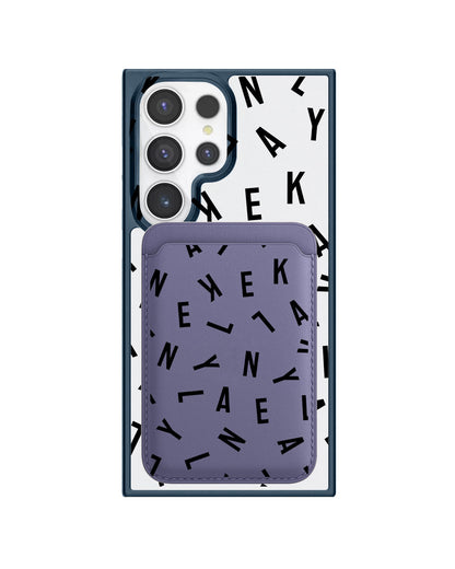 Android Magnetic Wallet Case - Monogram 1.0 Noir