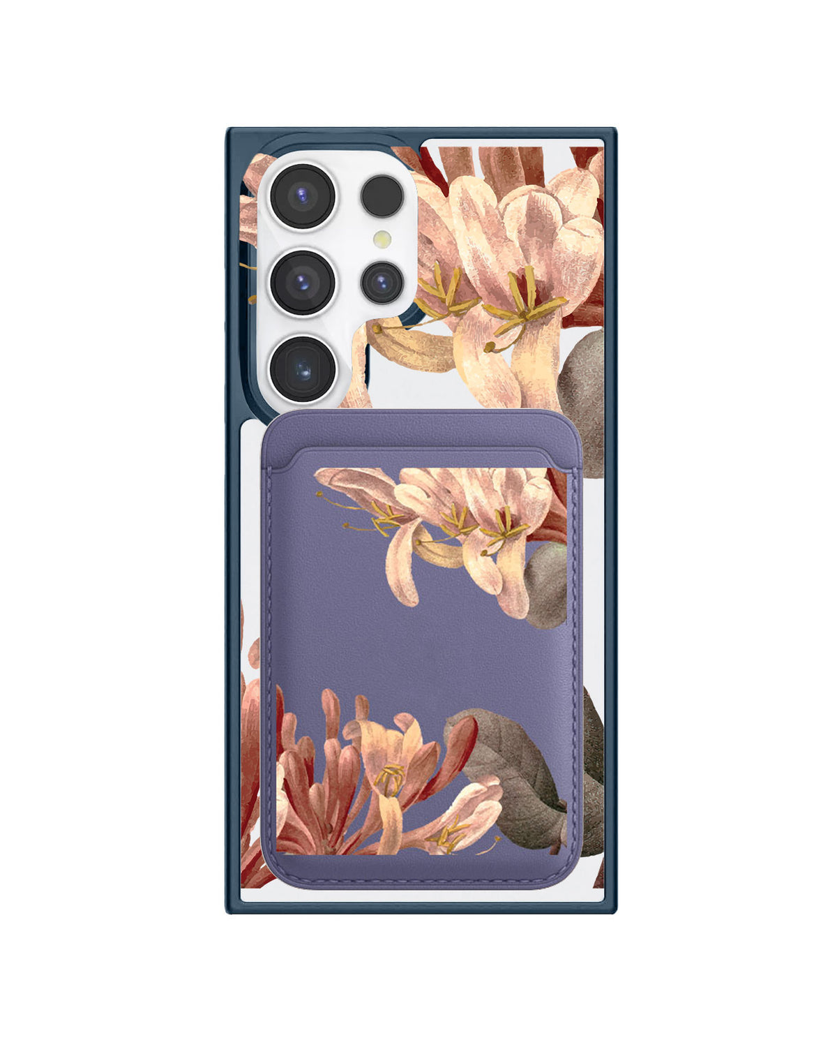 Android Magnetic Wallet Case - June Honey Suckle