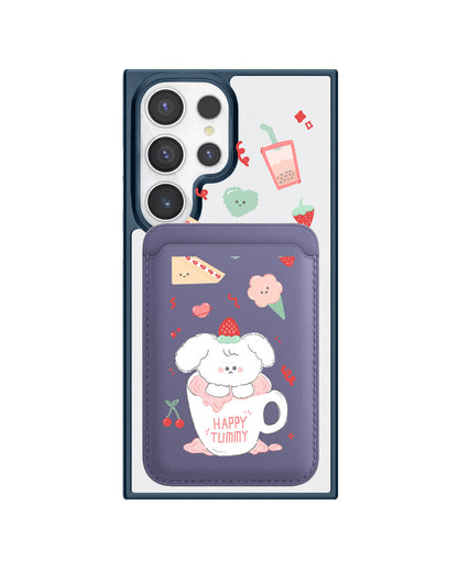 Android Magnetic Wallet Case - Happy Tummy