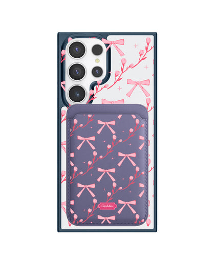 Android Magnetic Wallet Case - Coquette Floral