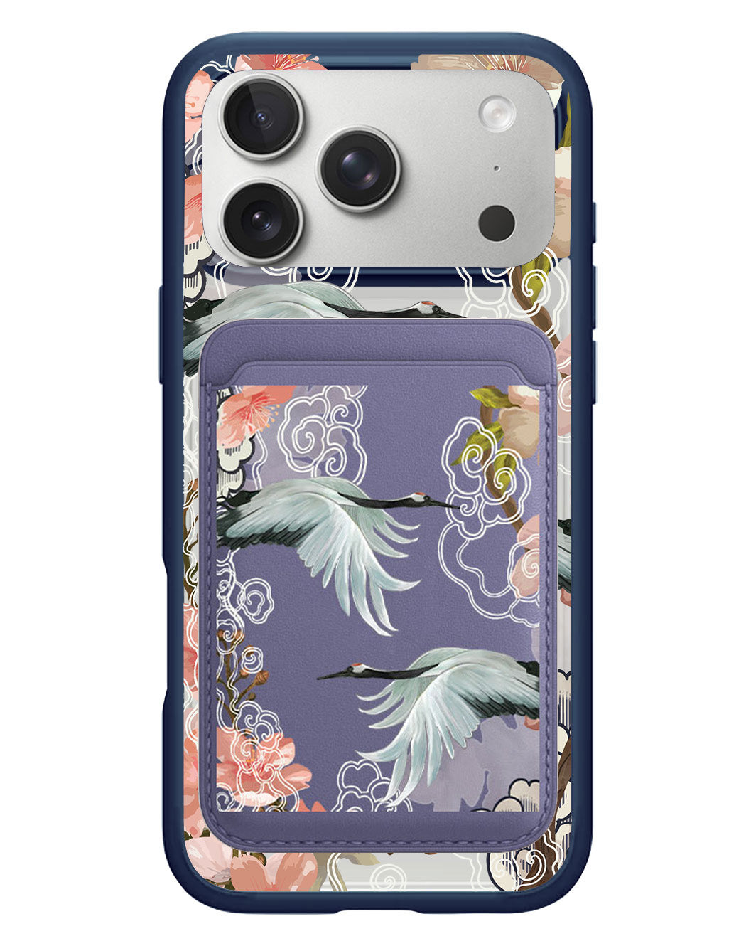iPhone Magnetic Wallet Case - Oil Painting Birds