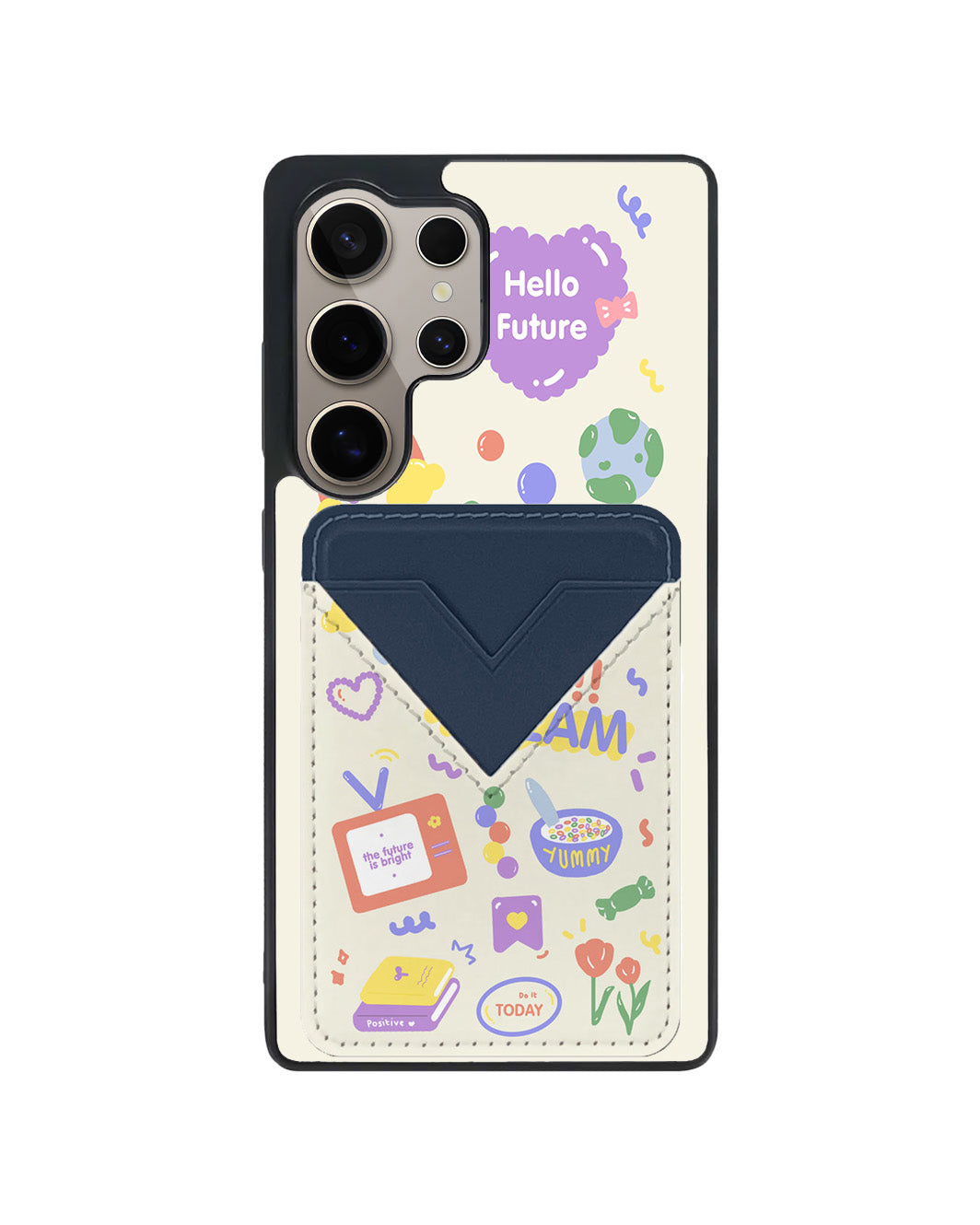 Android Avant Wallet Case - Hello Future