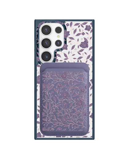 Android Magnetic Wallet Case - Sketchy Flower 4.0